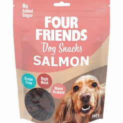 Hundgodis Four Friends Snacks Salmon 200g