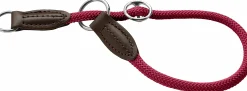 Hundhalsband Hunter Freestyle Halvstryp Bordeaux