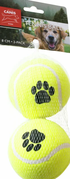 Hundleksak Active Canis Tennisboll 8cm 2-p