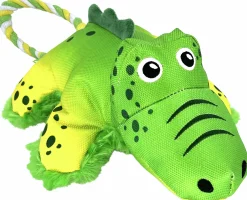 Hundleksak Kong Cozie Tuggz Alligator M/L 38cm