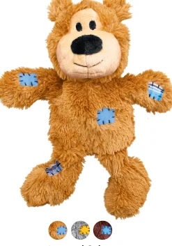Hundleksak Kong Wild Knots Bear S/M 17cm Blandade färger