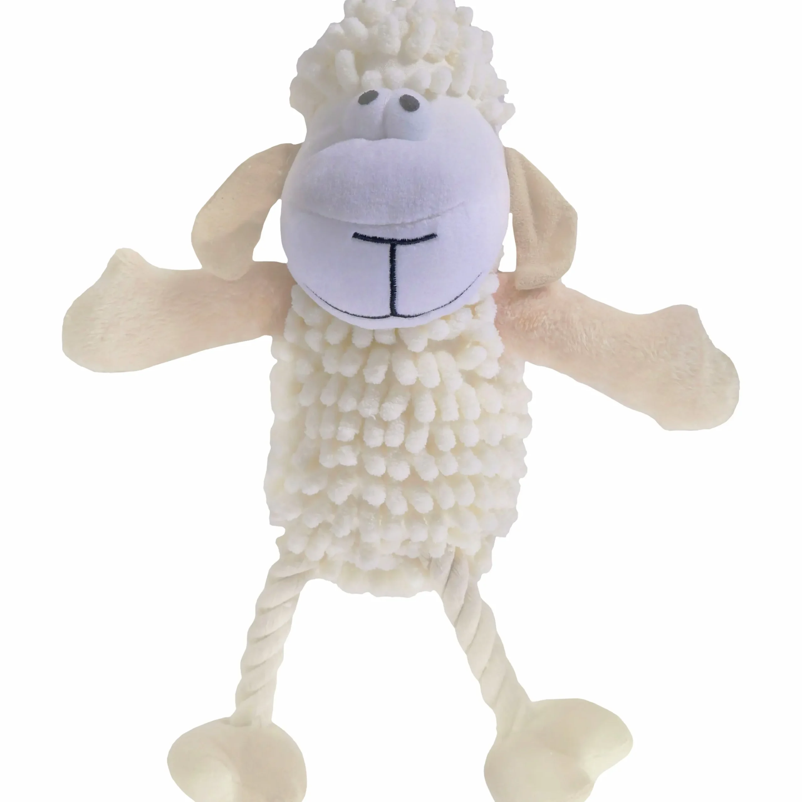 Hundleksak Rosewood Farmyard Sheep Vit