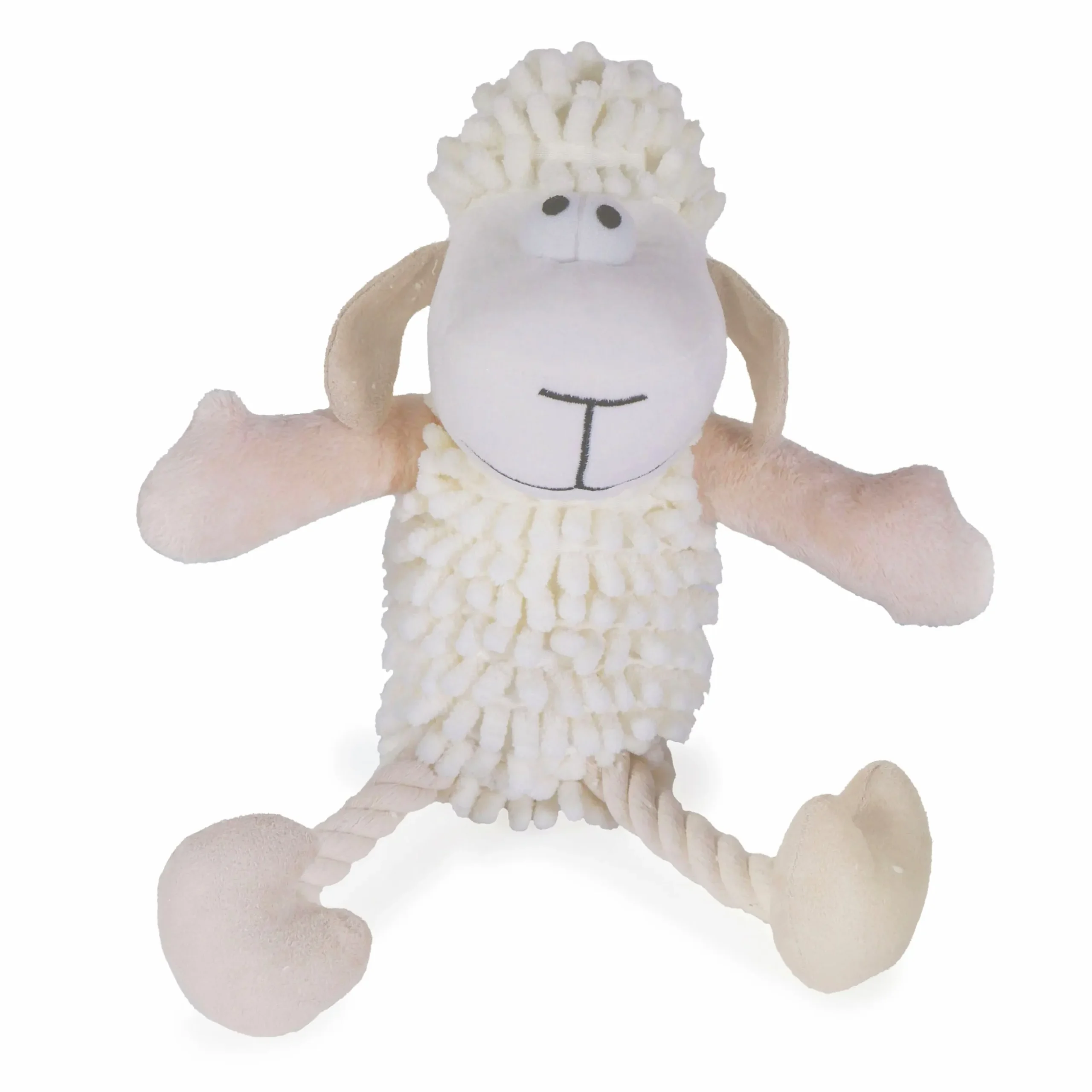 Hundleksak Rosewood Farmyard Sheep Vit