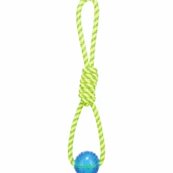 Hundleksak Trixie Aqua Toy Rep med boll Blå/Gul 40cm