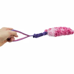 Hundleksak Trixie Bungee Fun m handtag Blandade färger 47cm