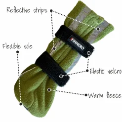 Hundsko Finnero Halla Reflex Grön 4p