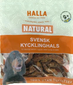 Hundtugg Halla Svensk kycklinghals 180g