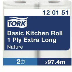 Hushållspapper Tork Basic 1-lager 14 rullar x 97 m (120151)