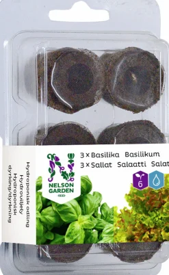Hydroponisk odling Nelson Garden Harvy Startpaket 6 pluggar