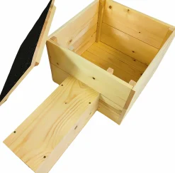 Igelkottshus Nyby Bruk Natur 74,5x40x31cm