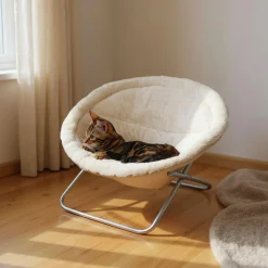 Kattbädd Kerbl Alice Creme 50cm