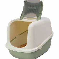 Kattlåda PeeWee EcoDome Salviagrön/creme 66,5x48,5x46,5cm