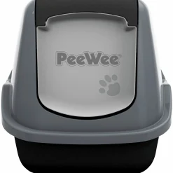 Kattlåda PeeWee EcoHus Svart/Antracit 56x39x37,5cm