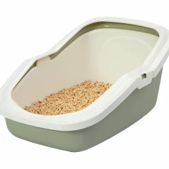 Kattlåda PeeWee EcoMinor Salviagrön/Creme 56x39x27,5cm