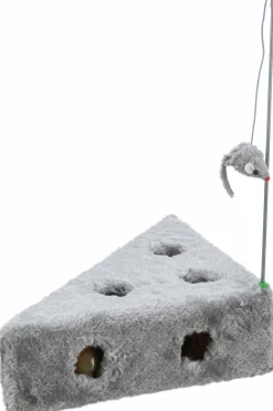 Kattleksak Trixie Ost med spö & mus 26cm