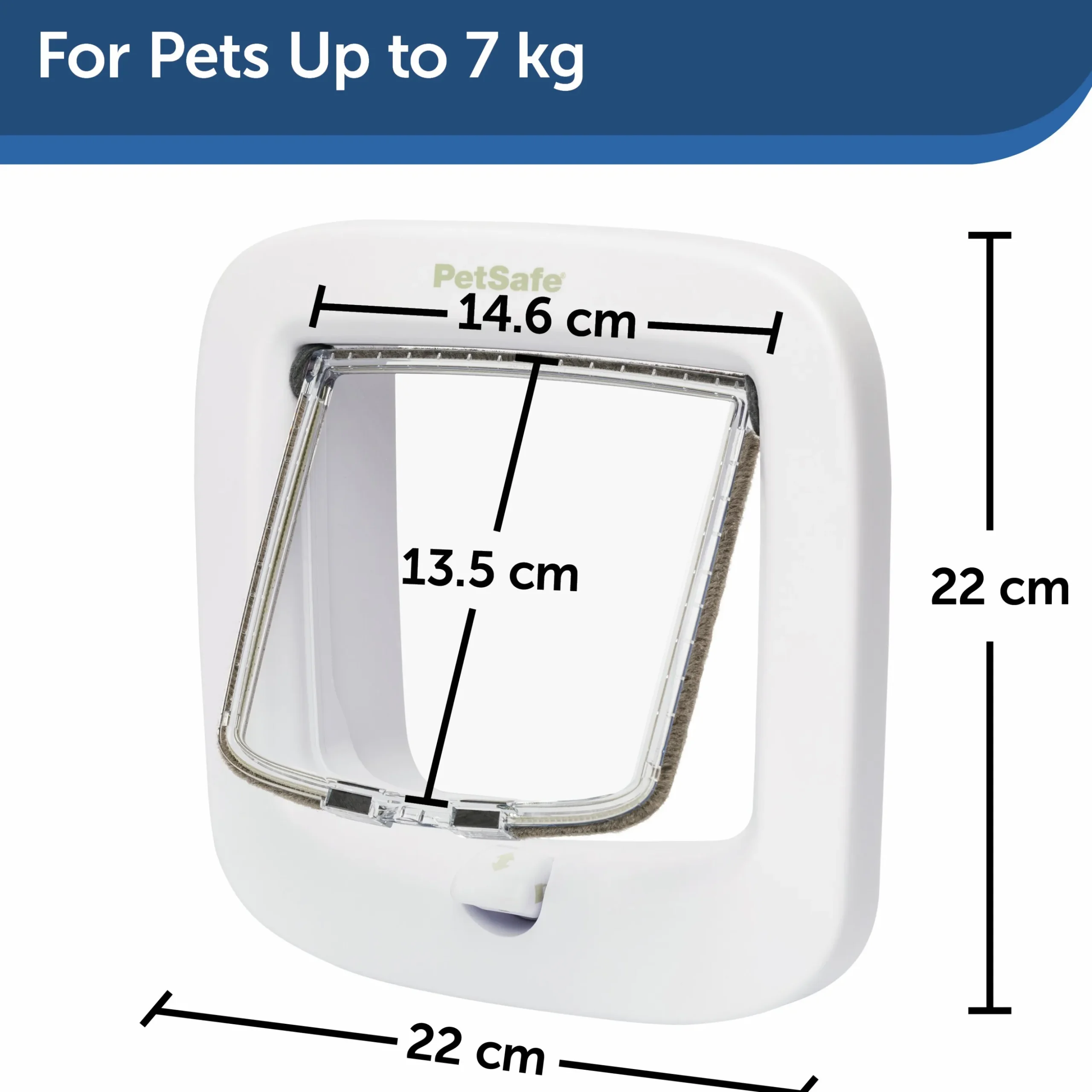 Kattlucka Petsafe 919 4-väg Vit