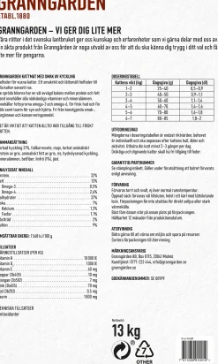 Kattmat Granngården Adult Kyckling 13kg