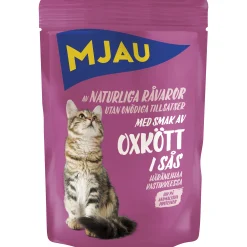 Kattmat Mjau Adult Megabox Kött/Fisk i sås 48x85g