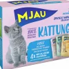 Kattmat Mjau Kattunge Menybox Kött/Fisk i gelé 12x85g