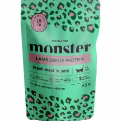Kattmat Monster Adult Pouches Lamb paté 8x85g