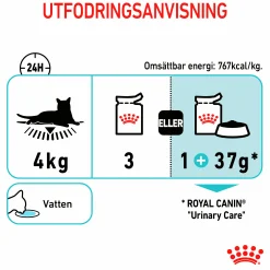 Kattmat Royal Canin Adult Urinary Care Pouches Gravy Bitar i sås 12x85g
