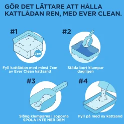 Kattsand Ever Clean Lavendel 6L