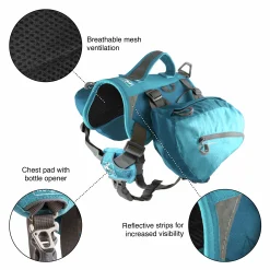 Klövjeväska Kurgo Baxter Blå M 12-40kg