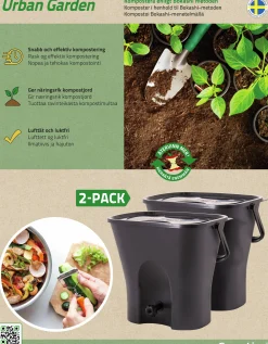 Kompost Greenline Urban Garden 18L 2-p
