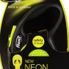 Koppel Flexi New Band Neon Gul S 5m