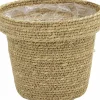 Korg Zeline Jute Plastad insida Ø8-13cm höjd 12cm