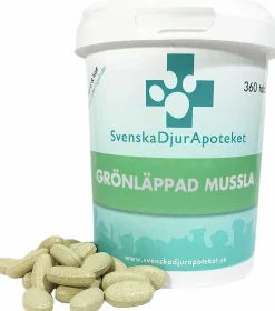 Kosttillskott Svenska DjurApoteket Grönläppad Mussla 360-p