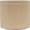 Kruka Zeline Cylinder Beige med rand Ø17cm