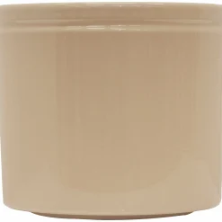 Kruka Zeline Cylinder Beige med rand Ø13cm