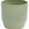Kruka Zeline Prickar Mörkgrön Ø15cm höjd 15cm