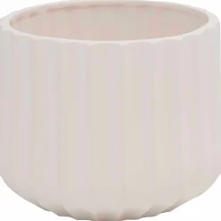 Kruka Zeline Ränder Vit Ø14,4cm