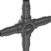 Krysskoppling Gardena MicroDrip 3/16" 10-p