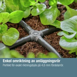 Krysskoppling Gardena MicroDrip 3/16