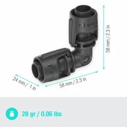 L-koppling Gardena MicroDrip 1/2