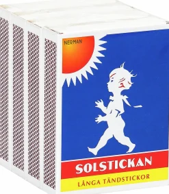 Långa tändstickor Solstickan 4-p