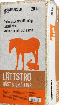 Lättströ Granngården Hampa Häst & Smådjur 20kg