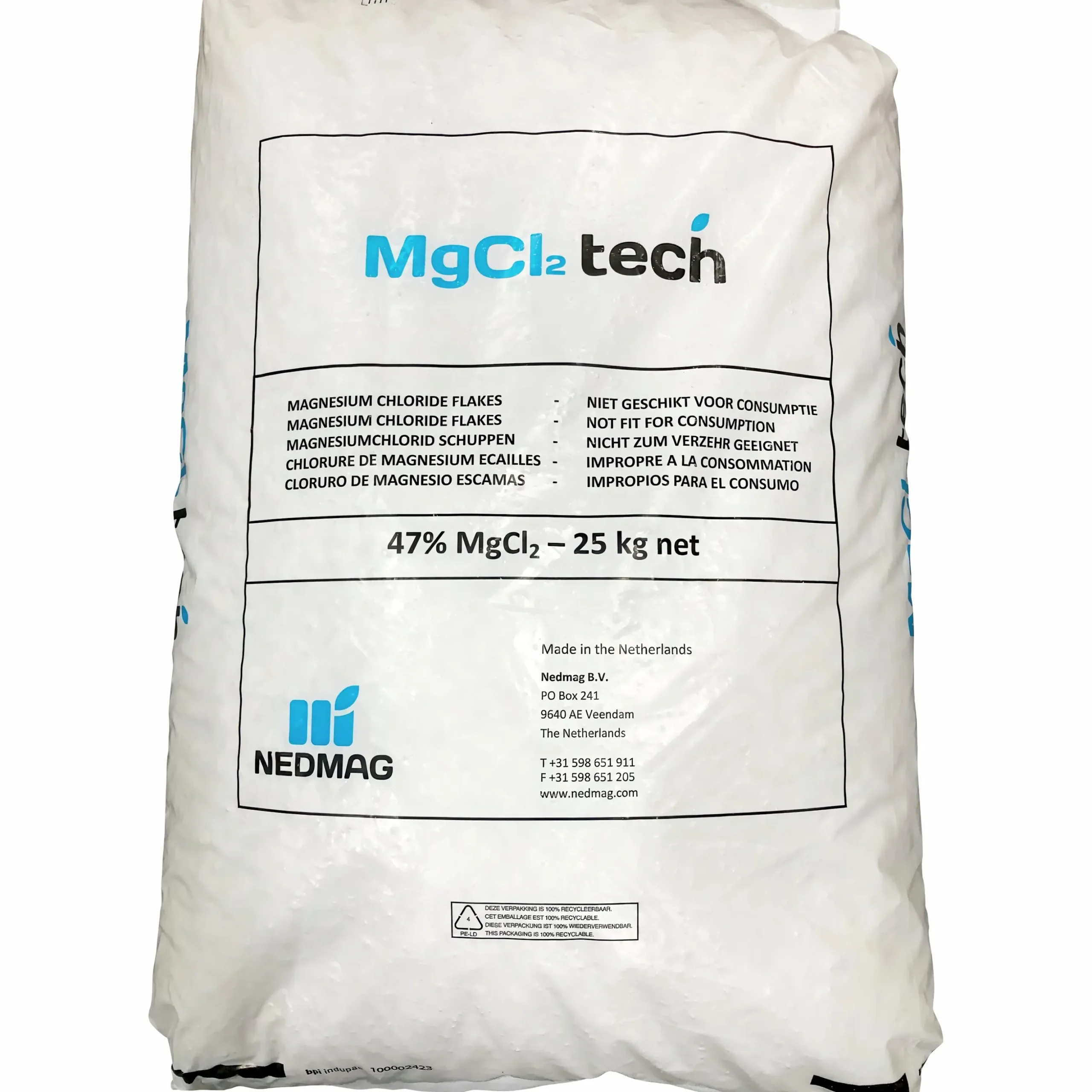 Magnesiumklorid MgCl2tech 47% 25kg