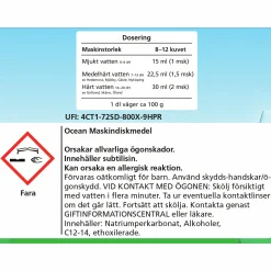 Maskindiskpulver Ocean 2,9kg