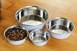 Matskål Dogman Heavy Rostfri Vit 270ml