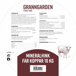 Mineralbalja Granngården Får Koppar 10kg