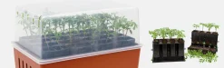 Minidrivhus Nelson Garden Rootmaster Brun 19,5x29x21cm
