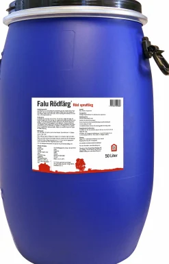 Målarfärg Falu Rödfärg Sprutfärg röd 50L