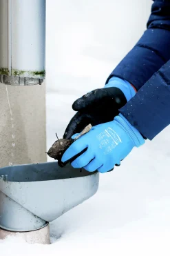 Montagehandskar Granberg Varmfodrade Latexbeläggning Blå 8
