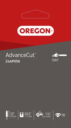Motorsågskedja Oregon 24AP AdvanceCut 10" 1/4" 1,1mm 56DL