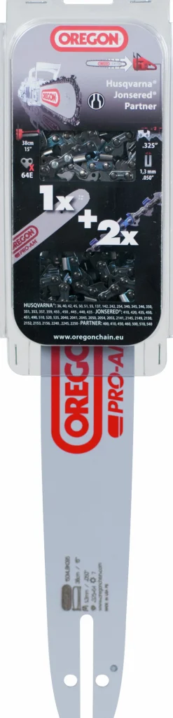 Motorsågssvärd Oregon Kombipaket 13"/35cm .325" 1,5mm 56dl