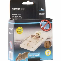 Musfälla Silverline Battler Trä 4-p
